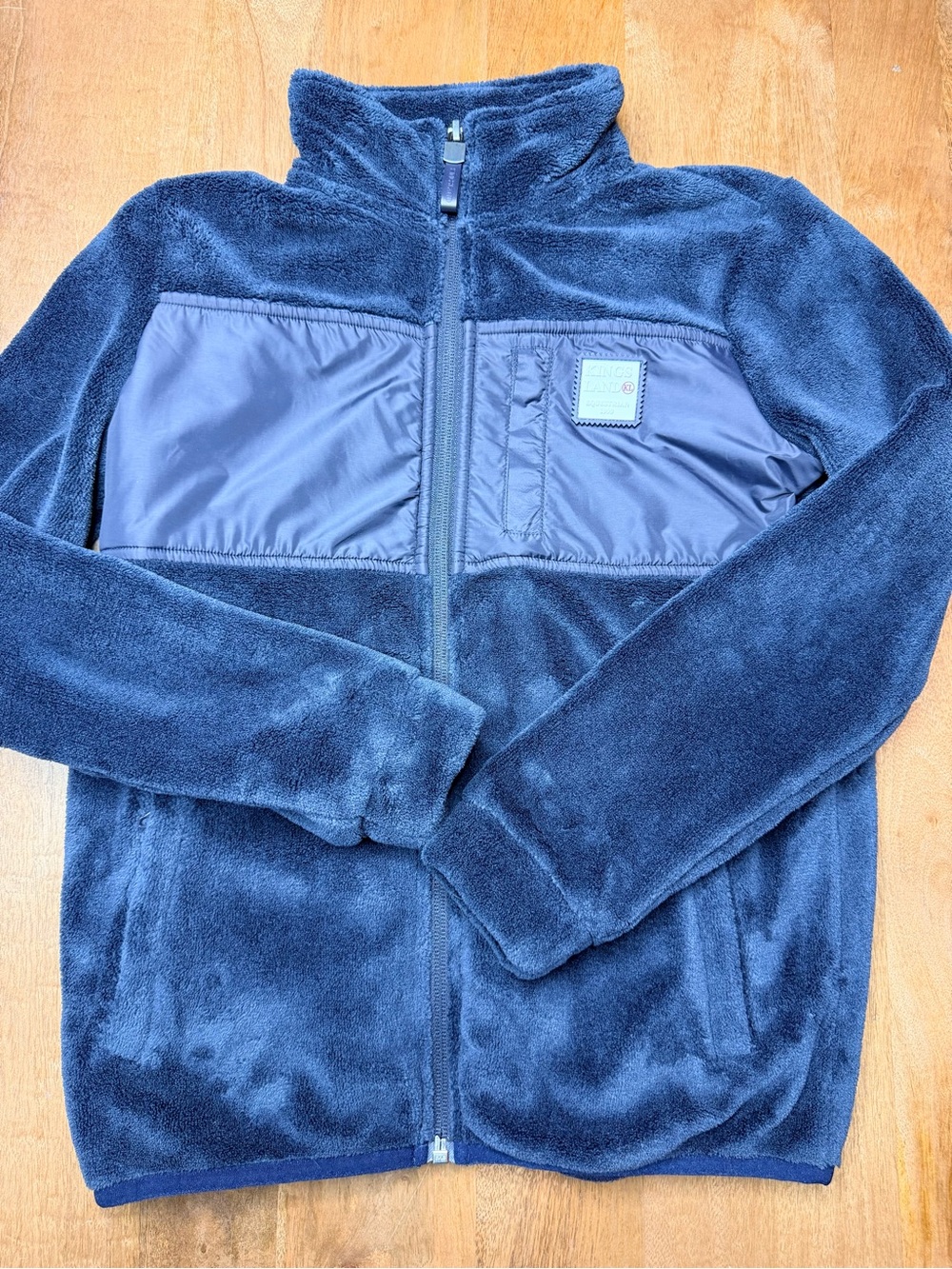 Kingsland Kids’ Plush Full-Zip Fleece Jacket - Navy RARE sample